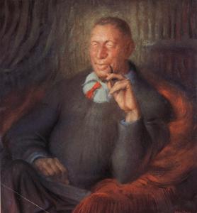 Portrait of Professor Lyndhurst Falkiner Giblin, UMA/1/1026, University of Melbourne Archives